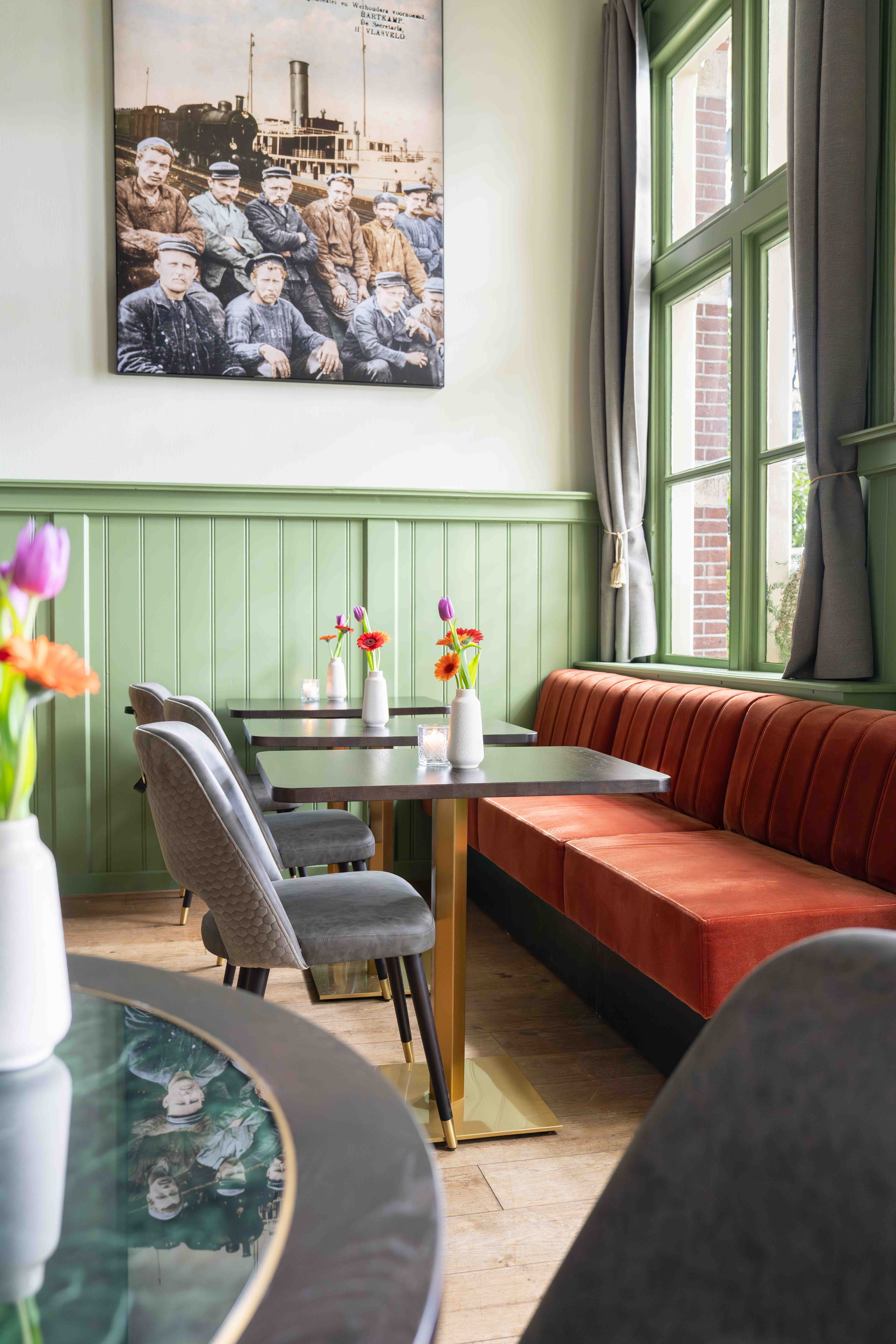 cafe het station interieur fotografie